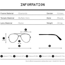 Load image into Gallery viewer, HEPIDEM  Men Round Buffs Sunglasses  Diamond Sumptuous Sun Glasses for Women Buffalo Horn Glasses 7550179