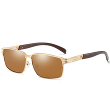 Load image into Gallery viewer, HGE-H Classic Outdoor Driving Leisure Square Sunglasses Anti-glare Polarized  Sun Glasses For Men UV400 100% Protection