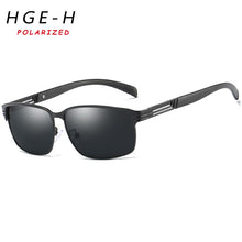 Load image into Gallery viewer, HGE-H Classic Outdoor Driving Leisure Square Sunglasses Anti-glare Polarized  Sun Glasses For Men UV400 100% Protection