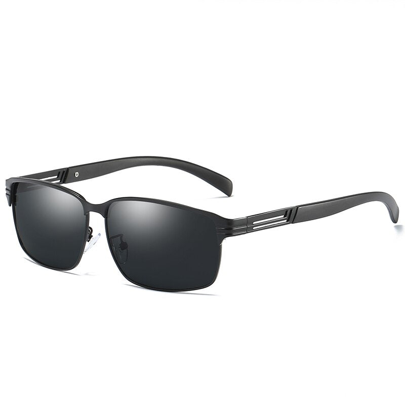 HGE-H Classic Outdoor Driving Leisure Square Sunglasses Anti-glare Polarized  Sun Glasses For Men UV400 100% Protection