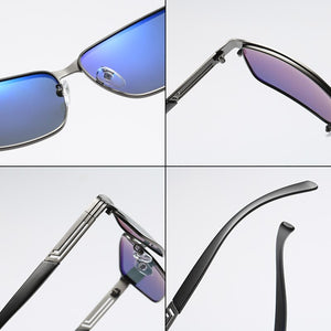 HGE-H Classic Outdoor Driving Leisure Square Sunglasses Anti-glare Polarized  Sun Glasses For Men UV400 100% Protection