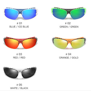 HGE-H  Polarized Sports Sunglasses for Men Driving Travel  Sun Glasses Ultra light Half Frame UV400 Goggles N52