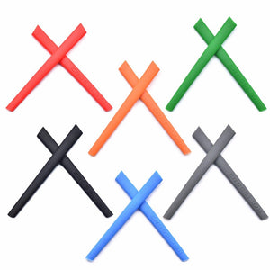 HKUCO Replacement Silicone Leg Set For Cross link Pitch OX8037 8041 8111 Sunglasses Earsocks Rubber Kit