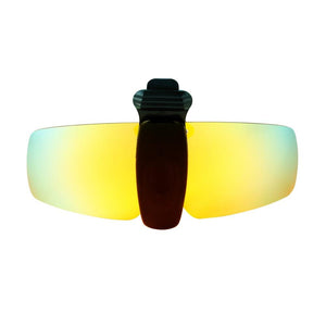 HKUCO Occhiali da sole Clip Lenti polarizzate Visiere per cappelli Occhiali da sole clip-on per pesca/bicicletta/escursionismo/golf Protezione UV400