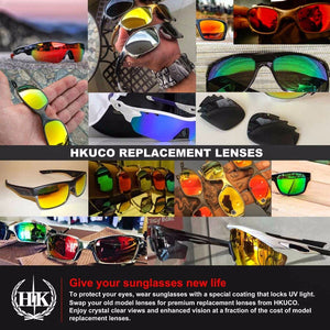 HKUCO Occhiali da sole Clip Lenti polarizzate Visiere per cappelli Occhiali da sole clip-on per pesca/bicicletta/escursionismo/golf Protezione UV400