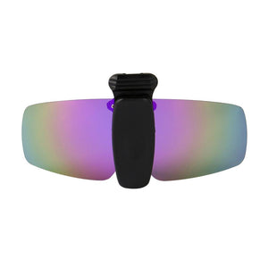 HKUCO Occhiali da sole Clip Lenti polarizzate Visiere per cappelli Occhiali da sole clip-on per pesca/bicicletta/escursionismo/golf Protezione UV400