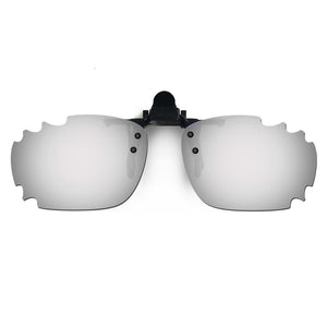 HKUCO Occhiali da sole Clip Lenti polarizzate rosse per montatura miopia Clip Lenti polarizzate Protezione UV400