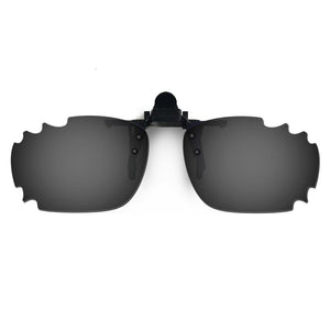 HKUCO Occhiali da sole Clip Lenti polarizzate rosse per montatura miopia Clip Lenti polarizzate Protezione UV400