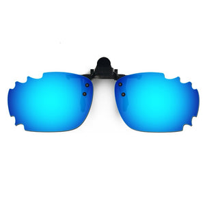 HKUCO Occhiali da sole Clip Lenti polarizzate rosse per montatura miopia Clip Lenti polarizzate Protezione UV400