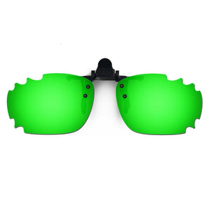 HKUCO Occhiali da sole Clip Lenti polarizzate rosse per montatura miopia Clip Lenti polarizzate Protezione UV400