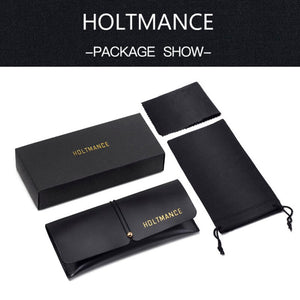 HOLTMANCE 2023 Trending Square Nero Pieghevole Occhiali da sole polarizzati Donne Specchio di luce Blu Fold Shades Occhiali da sole in lega di titanio