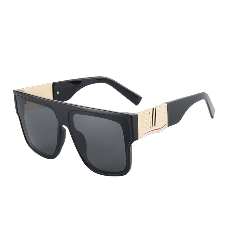 HOLTMANCE 2023 Plastic Square Frame Sunglass  Brand Design Metal Decoration Men Women Sunglasses Eyewear UV400