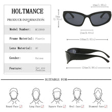 Load image into Gallery viewer, HOLTMANCE 2023 Steampunk Sunglasses for Women  Men Outdoor Driving Summer Cool Punk Goggle Eyewear UV400