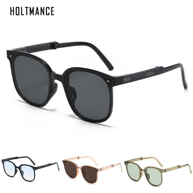 HOLTMANCE 2023 Foldable Sunglasses for Women Male Female Spring Legs Easy To Carry UV400 Sun Glass Shade Eyewear