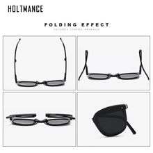 Load image into Gallery viewer, HOLTMANCE 2023 Foldable Sunglasses for Women Male Female Spring Legs Easy To Carry UV400 Sun Glass Shade Eyewear