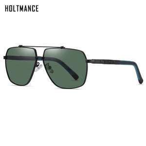 HOLTMANCE 2023  Polarized Sunglasses Men Square Car Driving Brand Designer Business Sun Glasses Spring Pilot Sunglasse
