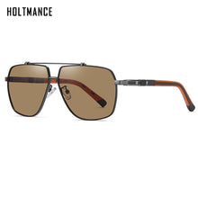 Load image into Gallery viewer, HOLTMANCE 2023  Polarized Sunglasses Men Square Car Driving Brand Designer Business Sun Glasses Spring Pilot Sunglasse