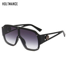 Load image into Gallery viewer, HOLTMANCE 2023 One Piece Large Frame Women Sunglass  Hollow Siamese Legs Sunglasses for Men Summer Shade Glasses UV400