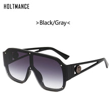 Load image into Gallery viewer, HOLTMANCE 2023 One Piece Large Frame Women Sunglass  Hollow Siamese Legs Sunglasses for Men Summer Shade Glasses UV400