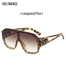 Load image into Gallery viewer, HOLTMANCE 2023 One Piece Large Frame Women Sunglass  Hollow Siamese Legs Sunglasses for Men Summer Shade Glasses UV400