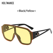 Load image into Gallery viewer, HOLTMANCE 2023 One Piece Large Frame Women Sunglass  Hollow Siamese Legs Sunglasses for Men Summer Shade Glasses UV400
