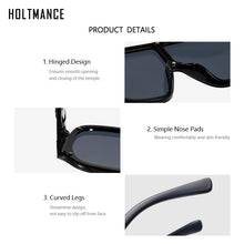 Load image into Gallery viewer, HOLTMANCE 2023 One Piece Large Frame Women Sunglass  Hollow Siamese Legs Sunglasses for Men Summer Shade Glasses UV400