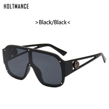 Load image into Gallery viewer, HOLTMANCE 2023 One Piece Large Frame Women Sunglass  Hollow Siamese Legs Sunglasses for Men Summer Shade Glasses UV400