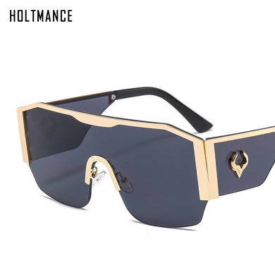 HOLTMANCE 2023 Vintage One Peics Large Square Frame Sunglasses for Women Classic Photochromi Men Driving Sun Glasses UV400
