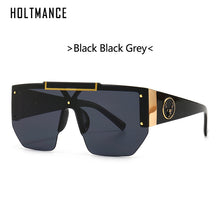 Load image into Gallery viewer, HOLTMANCE 2023 Square Big Frame Women Sunglasses  Photochromic Glasses Men Band Design UV400 Summer Shade Eyewear