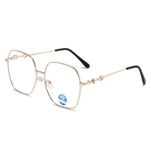 Load image into Gallery viewer, HOLTMANCE 2023 Square Frame Horseshoe Buckle Sunglasses Gradient Sun Glasses for Women Luruxy Ladies Metal Legs UV400