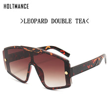 Load image into Gallery viewer, HOLTMANCE 6 Colors One Piece Sunglass Individuality Large Square Frame Ladies Glasses Summer Shade Sunglasses for Women