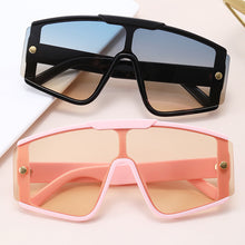 Load image into Gallery viewer, HOLTMANCE 6 Colors One Piece Sunglass Individuality Large Square Frame Ladies Glasses Summer Shade Sunglasses for Women