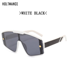 Load image into Gallery viewer, HOLTMANCE 6 Colors One Piece Sunglass Individuality Large Square Frame Ladies Glasses Summer Shade Sunglasses for Women