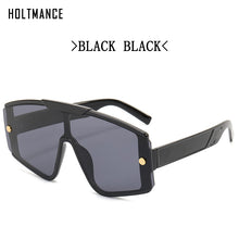 Load image into Gallery viewer, HOLTMANCE 6 Colors One Piece Sunglass Individuality Large Square Frame Ladies Glasses Summer Shade Sunglasses for Women