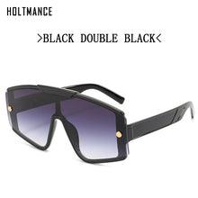 Load image into Gallery viewer, HOLTMANCE 6 Colors One Piece Sunglass Individuality Large Square Frame Ladies Glasses Summer Shade Sunglasses for Women