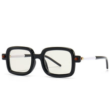 Load image into Gallery viewer, HOLTMANCE Blue Light Proof Sunglass Women Small Square Two-Tone Sunglasses Vintage Plane Mirror Glasses for Men UV400