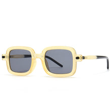 Load image into Gallery viewer, HOLTMANCE Blue Light Proof Sunglass Women Small Square Two-Tone Sunglasses Vintage Plane Mirror Glasses for Men UV400
