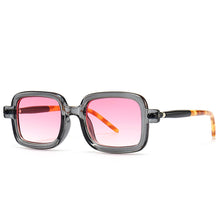 Load image into Gallery viewer, HOLTMANCE Blue Light Proof Sunglass Women Small Square Two-Tone Sunglasses Vintage Plane Mirror Glasses for Men UV400