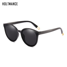 Load image into Gallery viewer, HOLTMANCE Cat Eye Round Sunglasses for Women Men Retro Oversized Sun Glasses Female Stylish Cateye Eyewear Large Frame Sunglass