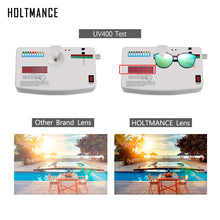 Load image into Gallery viewer, HOLTMANCE Cat Eye Round Sunglasses for Women Men Retro Oversized Sun Glasses Female Stylish Cateye Eyewear Large Frame Sunglass