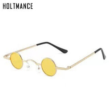 Load image into Gallery viewer, HOLTMANCE Creative Cool Small Alloy Sunglasses for Men Sunglass Women 2023 Round Frame Ourder Shade Glasses