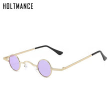 Load image into Gallery viewer, HOLTMANCE Creative Cool Small Alloy Sunglasses for Men Sunglass Women 2023 Round Frame Ourder Shade Glasses