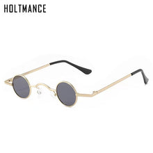 Load image into Gallery viewer, HOLTMANCE Creative Cool Small Alloy Sunglasses for Men Sunglass Women 2023 Round Frame Ourder Shade Glasses