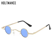 Load image into Gallery viewer, HOLTMANCE Creative Cool Small Alloy Sunglasses for Men Sunglass Women 2023 Round Frame Ourder Shade Glasses