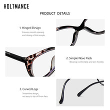 Carica l&#39;immagine nel visualizzatore di Gallery, HOLTMANCE Occhiali da sole creativi a forma di farfalla con occhi di gatto di grandi dimensioni per le donne Occhiali da sole con contrasto sfumato femminile di design di marca 
