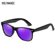 Load image into Gallery viewer, HOLTMANCE DESIGN Men Women Classic Retro Rivet Fishing Driving Sunglasses Lighter Design Square Frame 100% UV Protection