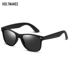 Load image into Gallery viewer, HOLTMANCE DESIGN Men Women Classic Retro Rivet Fishing Driving Sunglasses Lighter Design Square Frame 100% UV Protection