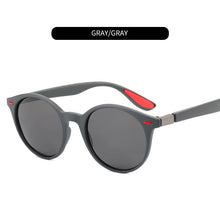 Load image into Gallery viewer, HOLTMANCE DESIGN Men Women Classic Retro Rivet Polarized Sunglasses Legs Lighter Design Oval Frame 100% UV400 Protection