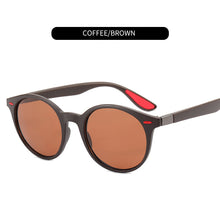 Load image into Gallery viewer, HOLTMANCE DESIGN Men Women Classic Retro Rivet Polarized Sunglasses Legs Lighter Design Oval Frame 100% UV400 Protection