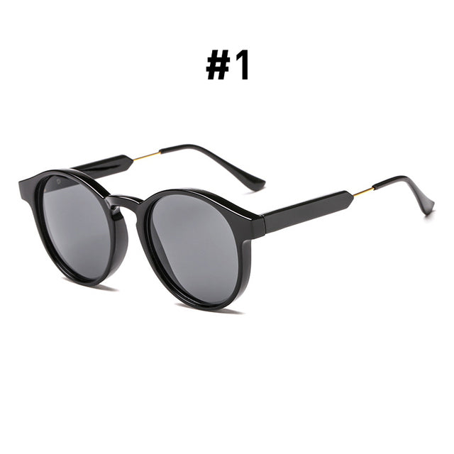 HOLTMANCE Gothic Transparent Women Vintage Square Sunglasses 90s Round Sun Glasses 2023 Trending Products UV 400 Men Shades